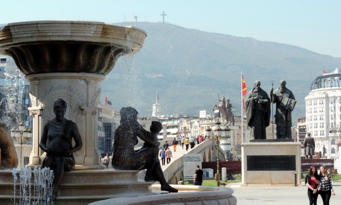 So many monuments in one photo! - Visit Skopje