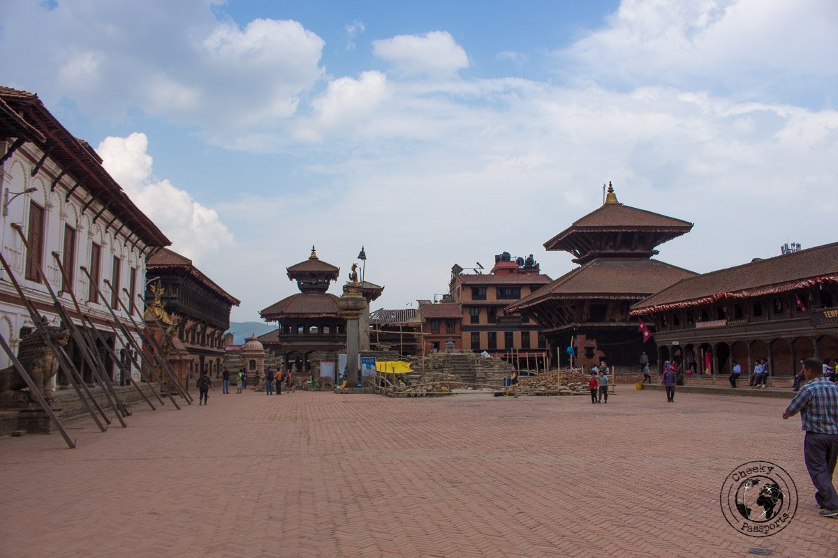 The Main square at Bhaktapur Durbar Square