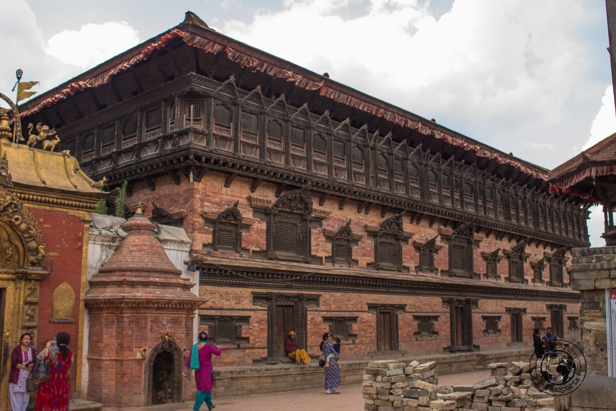 Palace of fifty five windows at the Bhaktapur Durbar Square