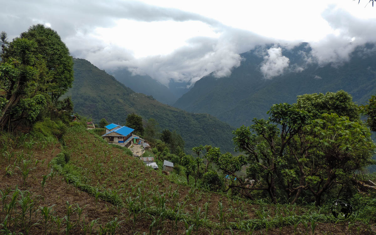 mountain views at the Poon hill trek, Pokhara