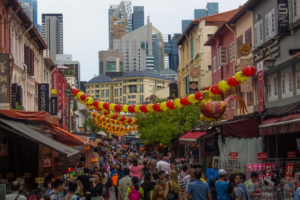 Chinatown market - 3 days in Singapore