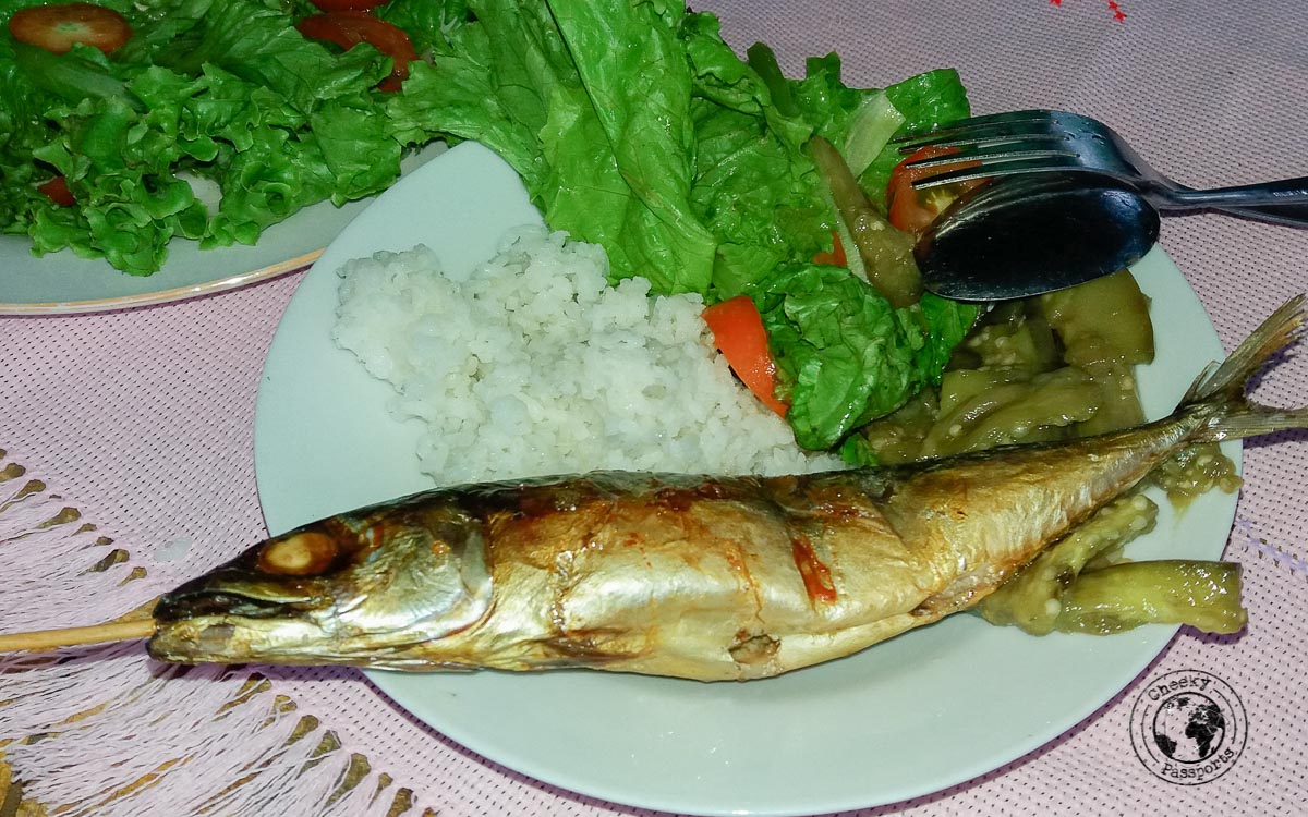 Dinner at the Valu Sere Eco Acomodation - How to get to Jaco Island in Timor Leste - A Guide
