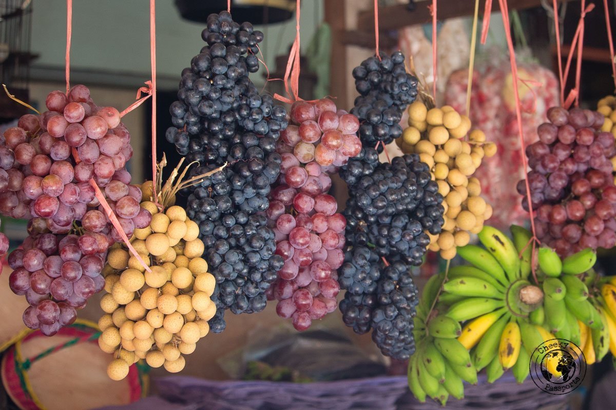 Fruit stalls at the Probolinggo bus terminus - Mount Bromo Sunrise and Kawah Ijen Blue Flames in 2 days (without a tour)