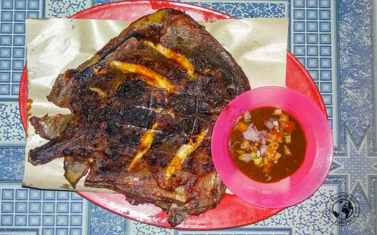 Grilled Sting ray - Karimunjawa Islands Travel Guide and Information