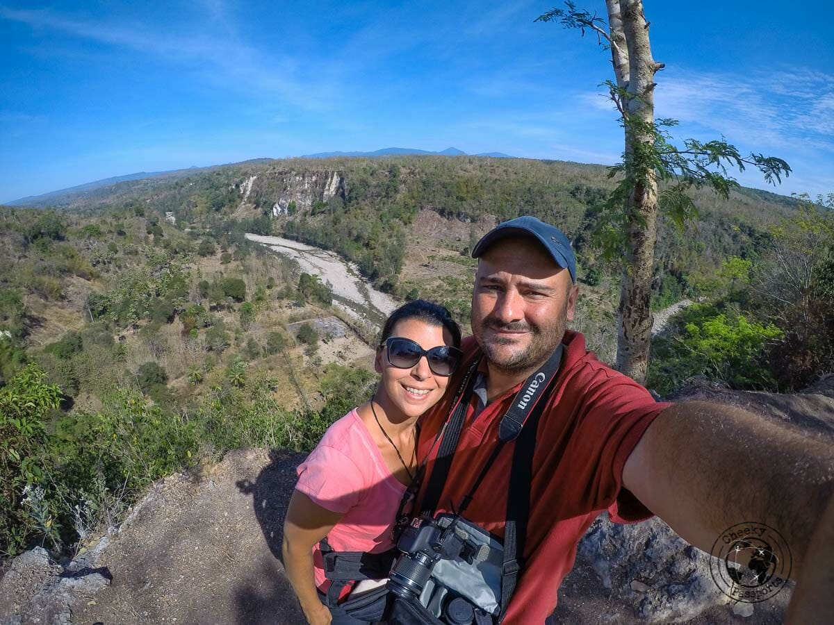 Nikki and Michelle in the outskirts of Soe whilst exploring. West timor travel, indonesia