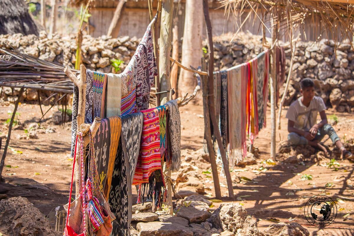 The village of Boti seen whilst exploring west timor, indonesia. . West Timor Travel