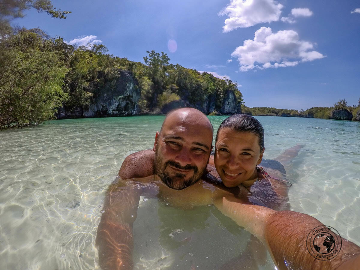 Enjoying a swin at bair island whilst exploring the kei islands of malukku