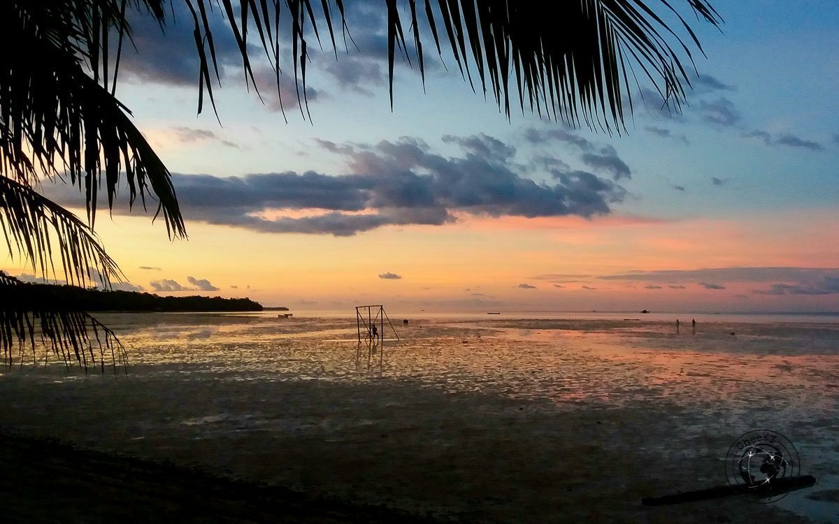 Sunset over Ohoidertawun beach in Kei Kecil