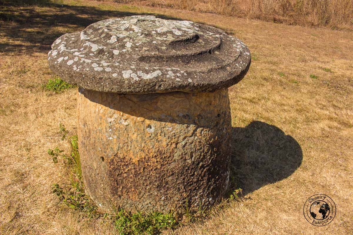 A rare covered jar - How to visit the Plain of Jars from Luang Prabang