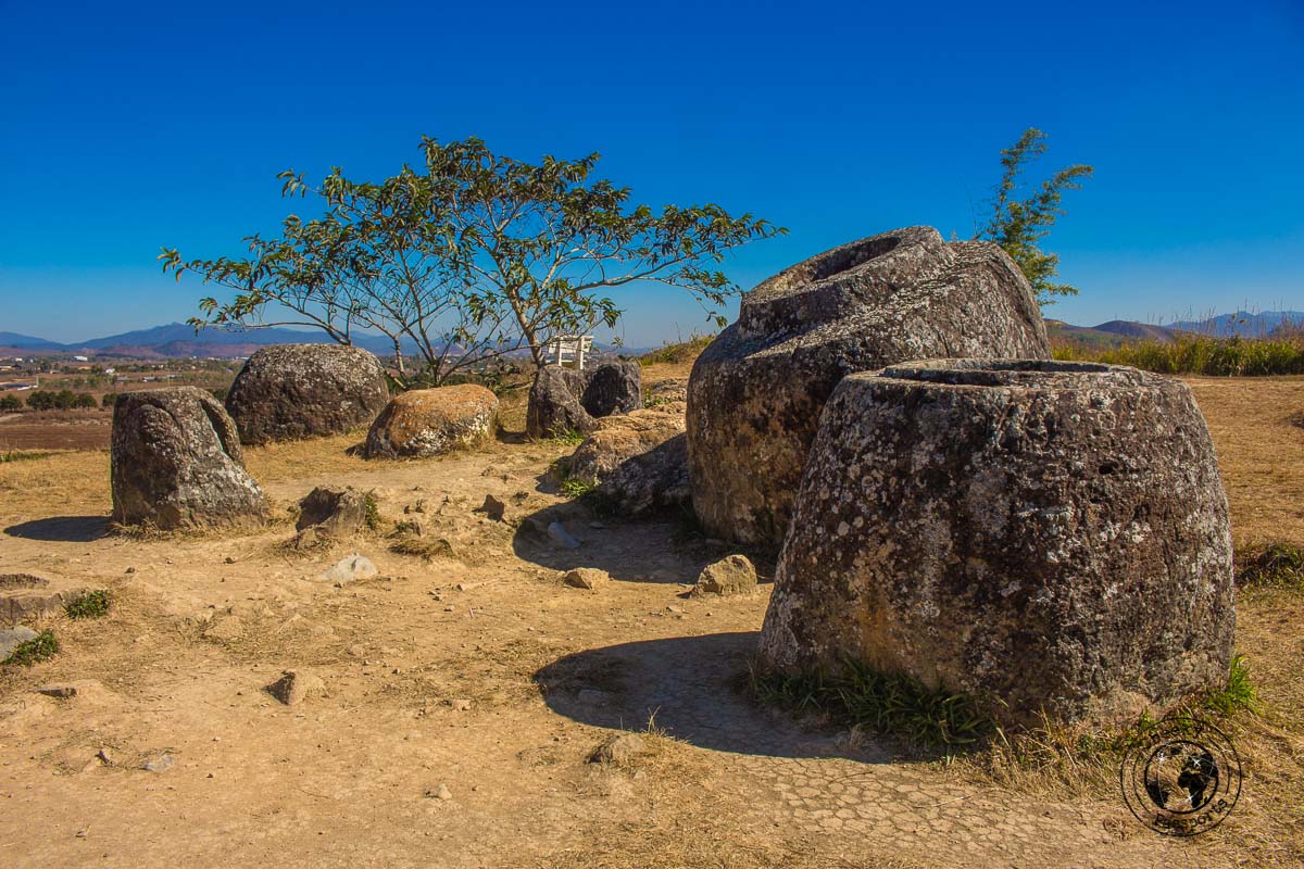 Site 1 of the plain of jars in Laos - How to visit the Plain of Jars from Luang Prabang