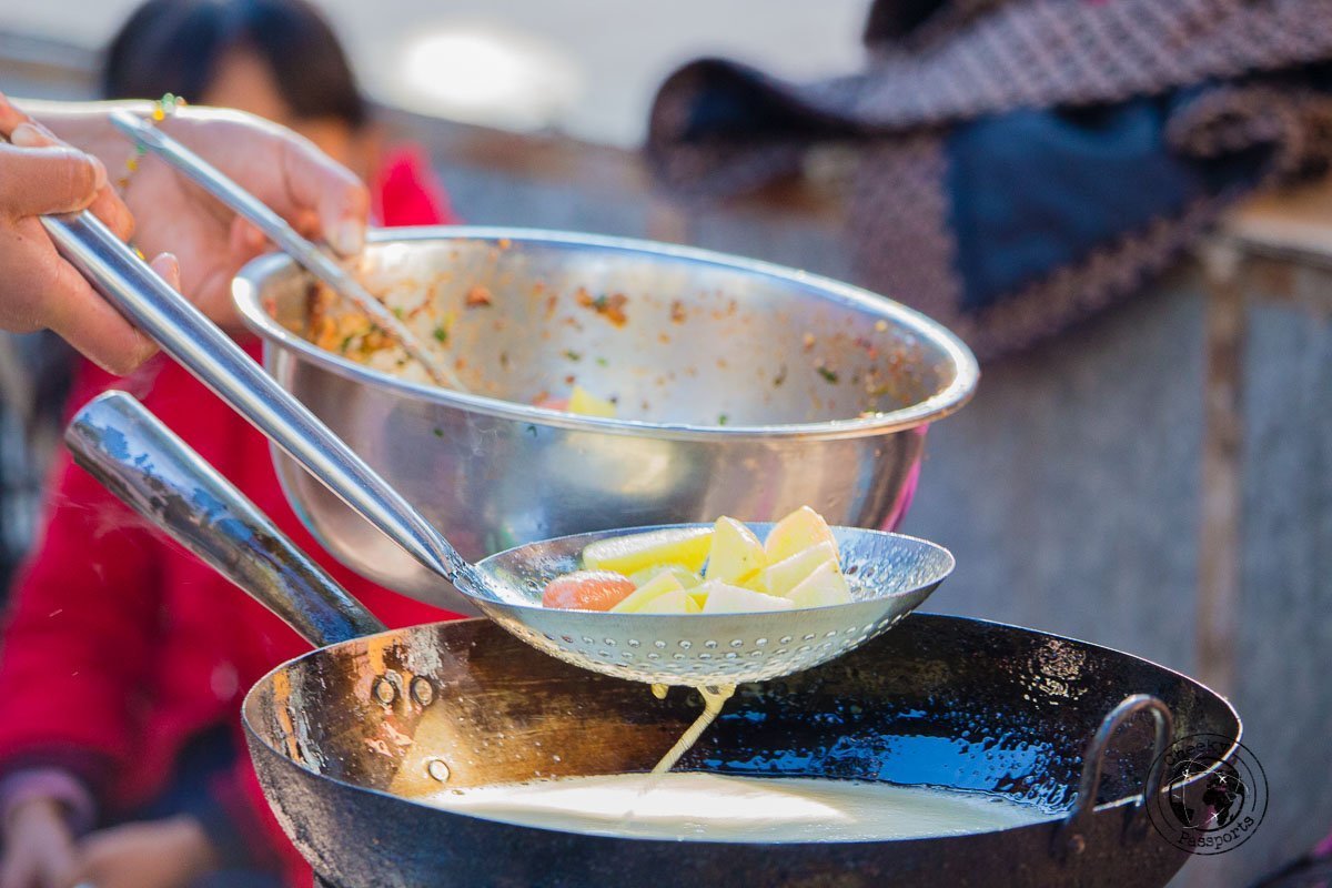 Street food in Shaxi - Lijiang attractions, Yunnan, China