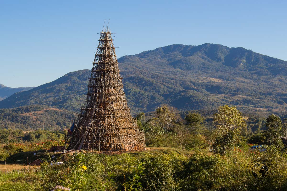 That Foun being restored - How to visit the Plain of Jars in Laos
