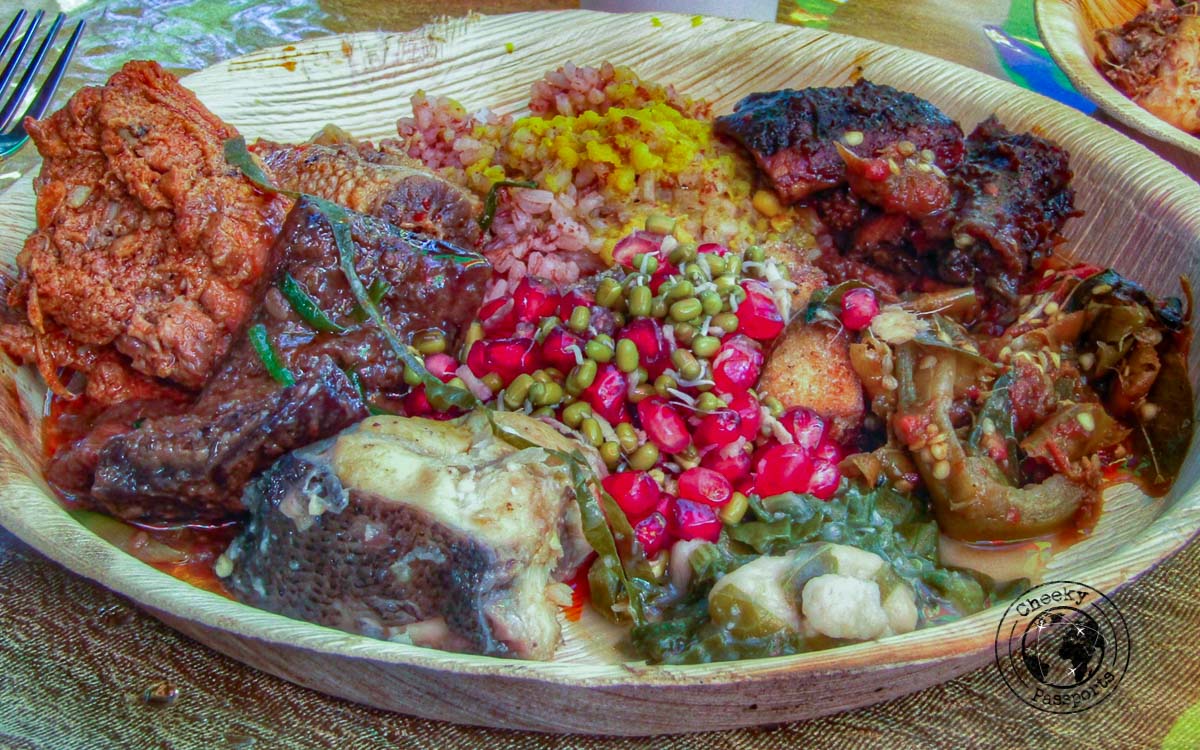 Nagaland food served at the Hornbill Festival