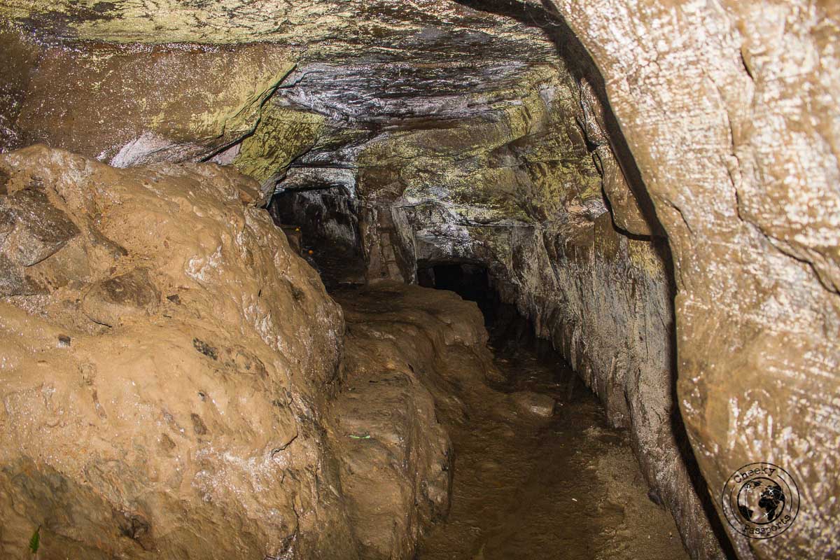 Cave features in Chabimura, Tripura