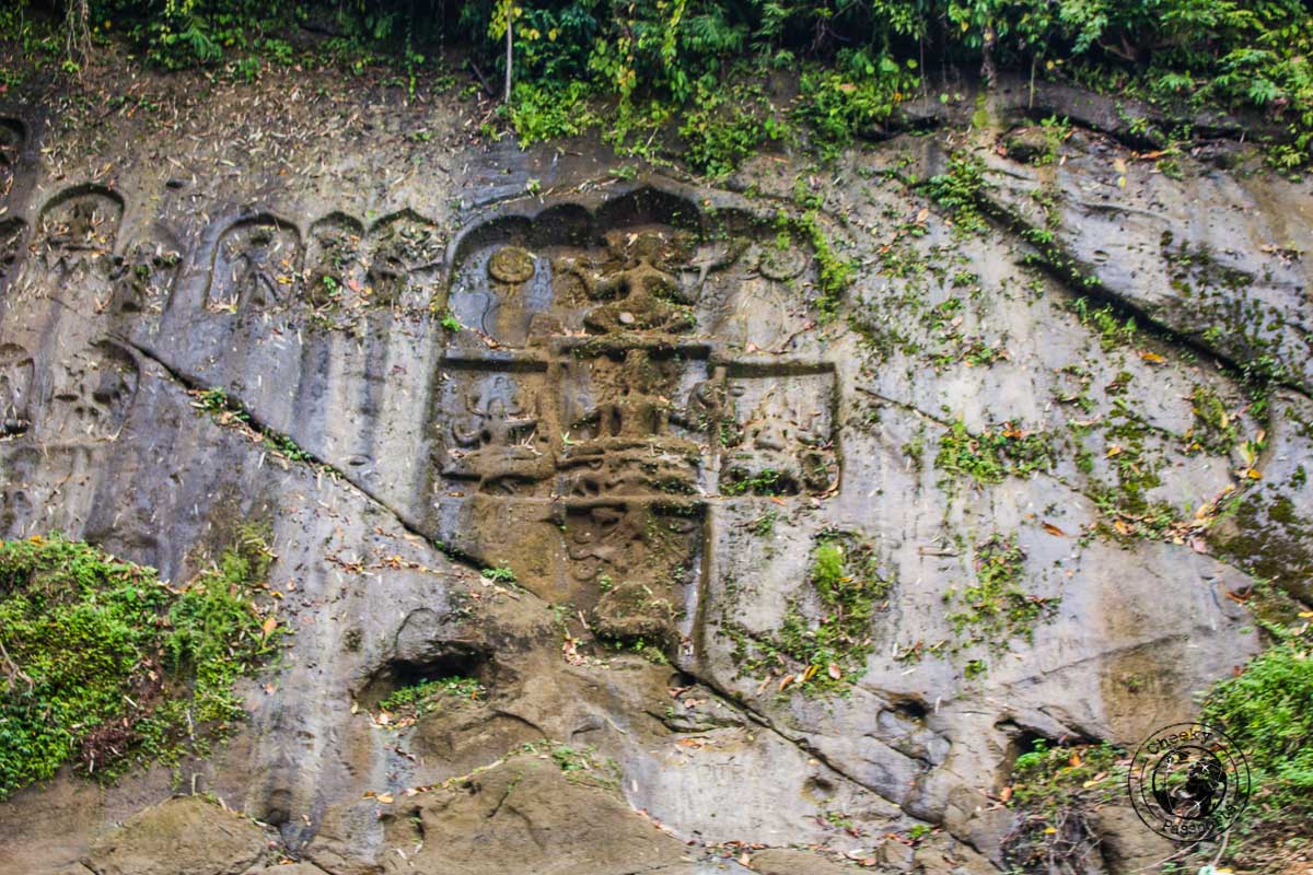 Rock carvings of Chabimura, tripura - tourist places in tripura