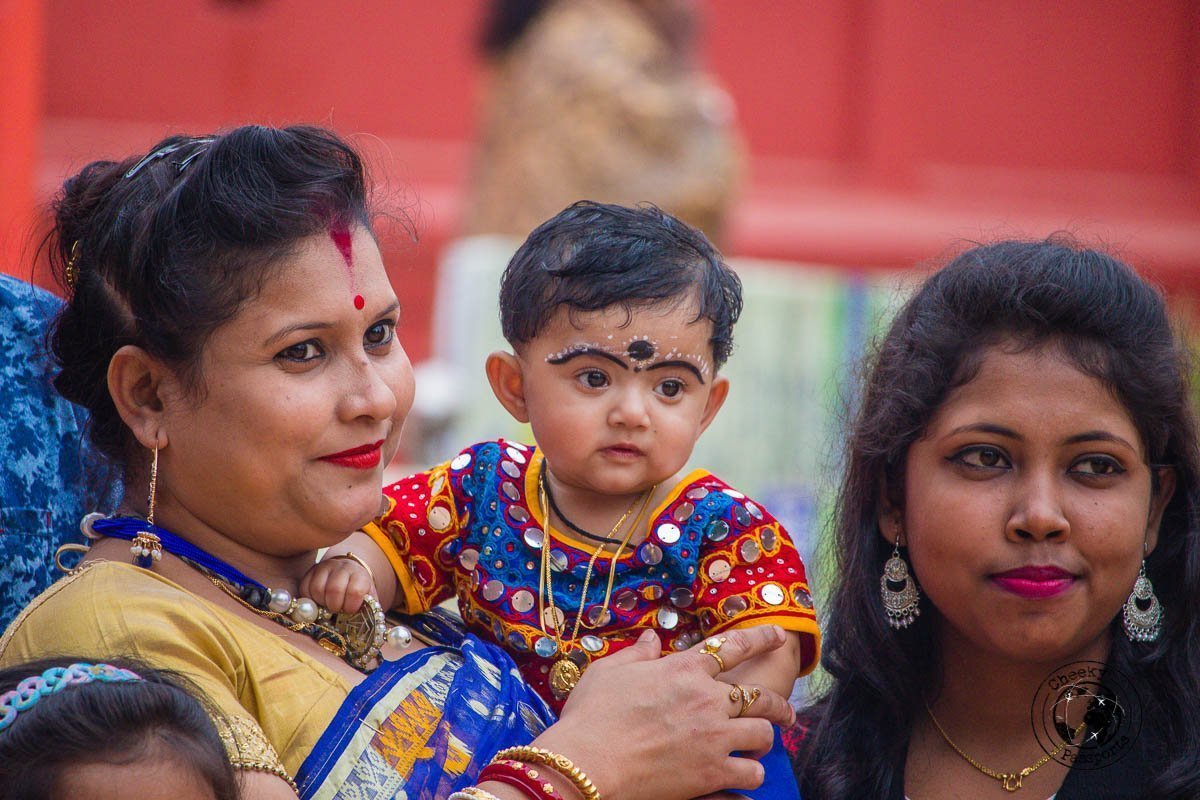 Visitors at the Matabari Sundari Temple
