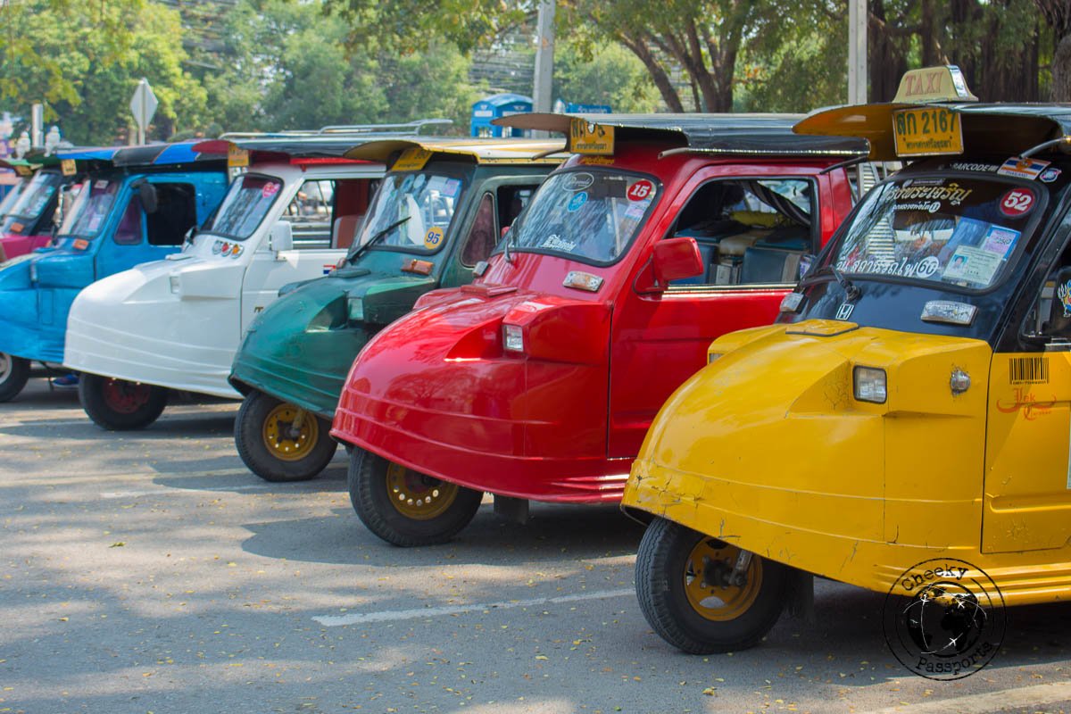 The Fancy rickshaws of Ayutthaya