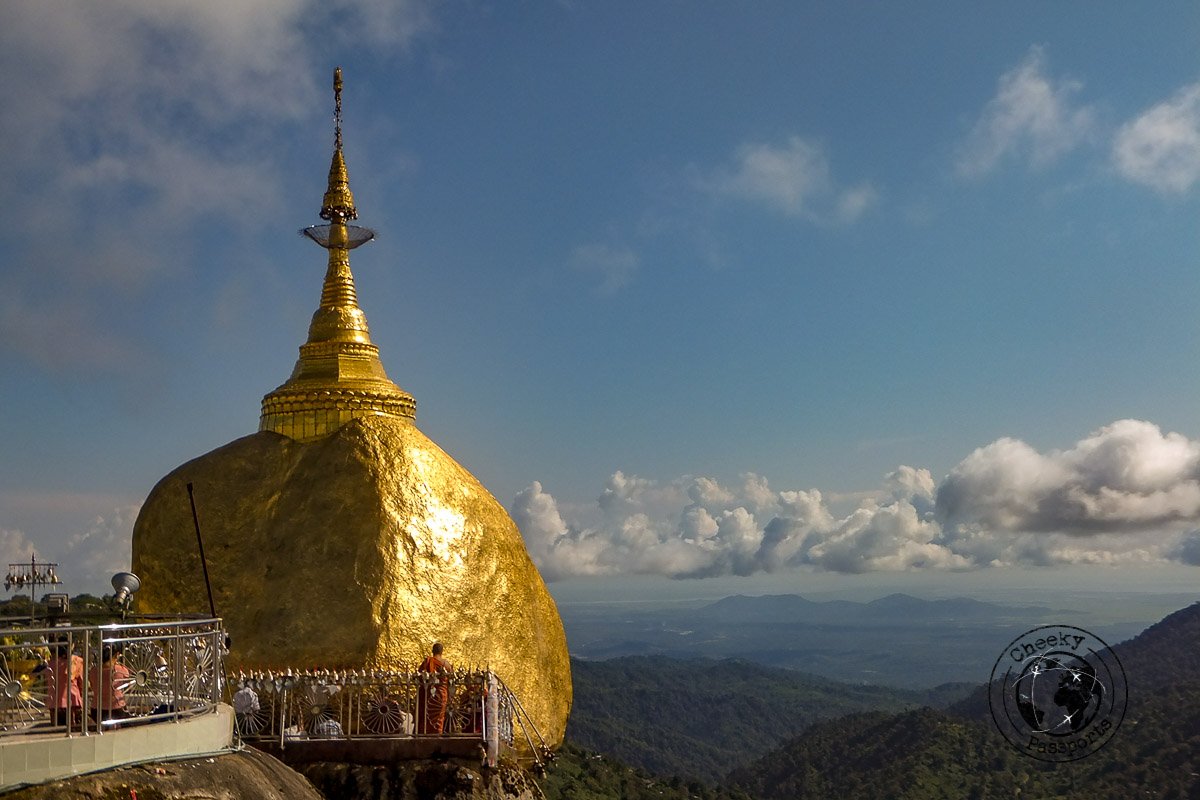 The Golden Rock in Myanmat - Southern Myanmar Itinerary