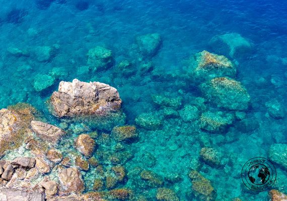 Amazing waters around tropea beaches