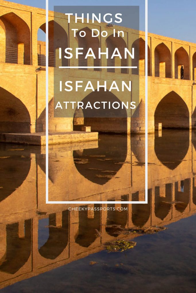 The many #things to do in Isfahan make it is one of the finest #cities in the Middle East. Here's all about #planning your #trip to #Isfahan. #irantravel #iranissafe #toptouristattractions #tourism #travel #travelstoke #offthebeat #iran #attractions #worldheritage