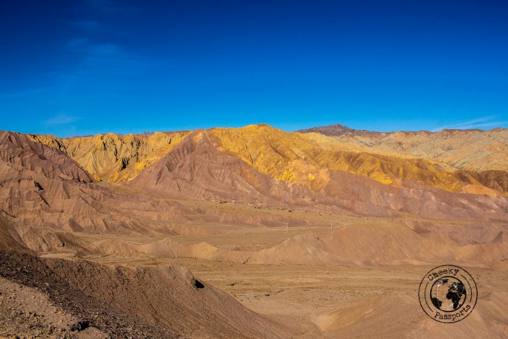 Coloured Mountains of the Kaluts, near Kerman