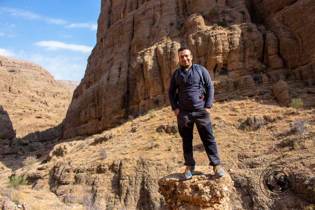 Afshar the guide in Ghalat