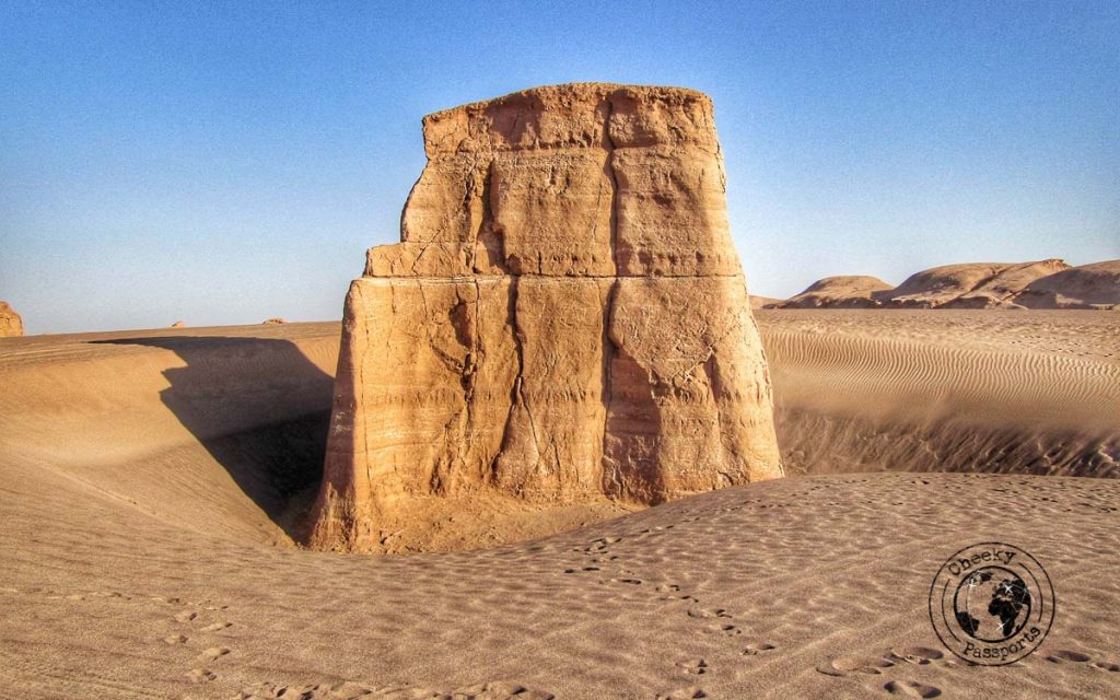 Canyon of the Shahdad Desert in the kalouts