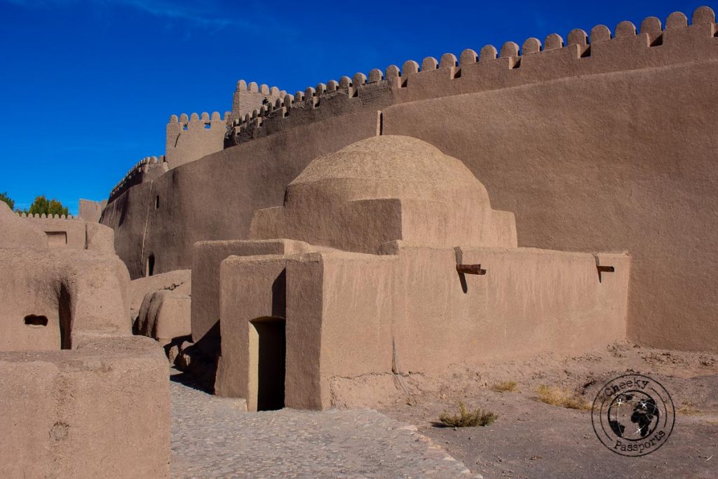 Inside Rayen Castle in Kerman