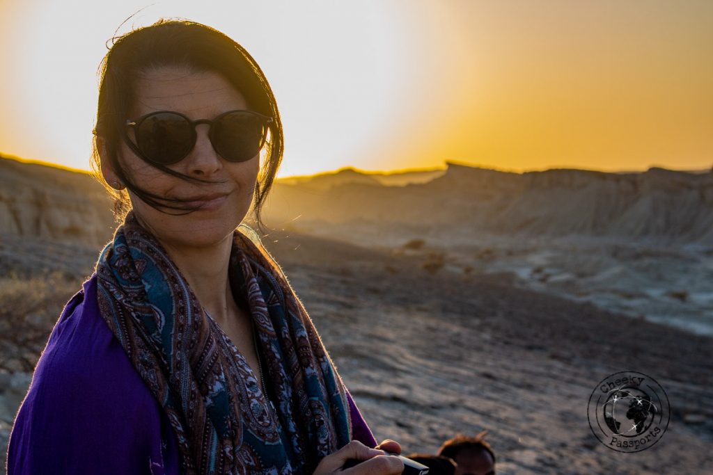 Michelle at sunset
