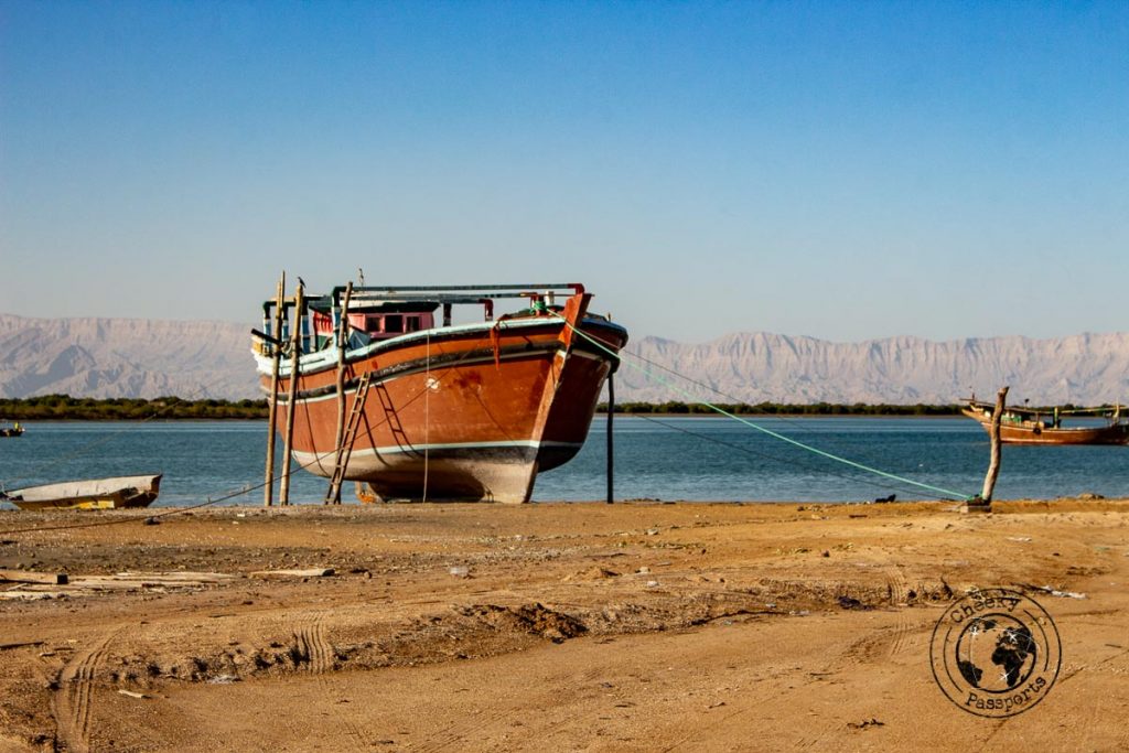 Sea dock in Qeshm, Iran