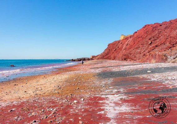 The Red Beach of Hormuz Iran