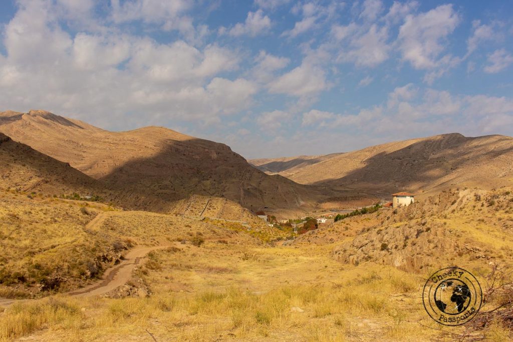 The landscape at Galat, near Shiraz