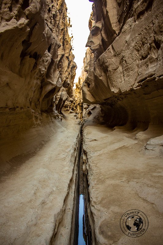 Valley formations at the Chahkooh Canyon in Qeshm Island Iraq