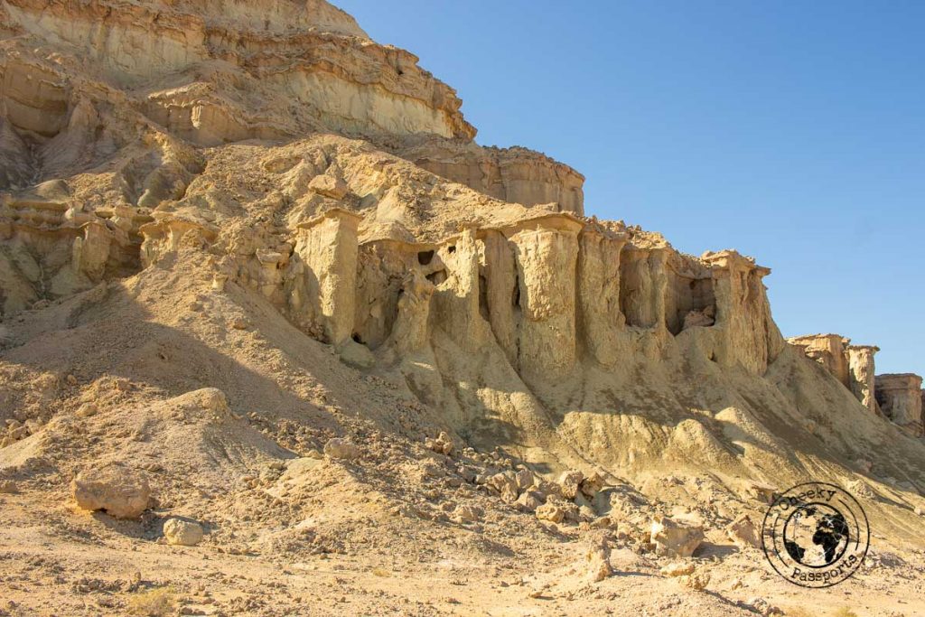 Valley of the statues during our Qeshm travel