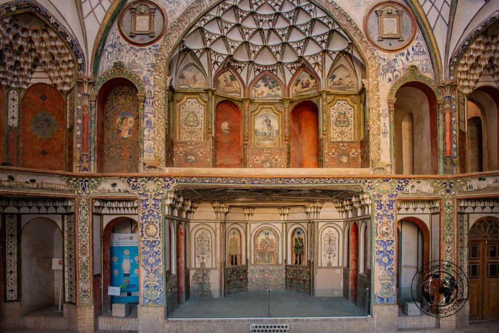 Decorations of the Boroujerdi house in kashan iran